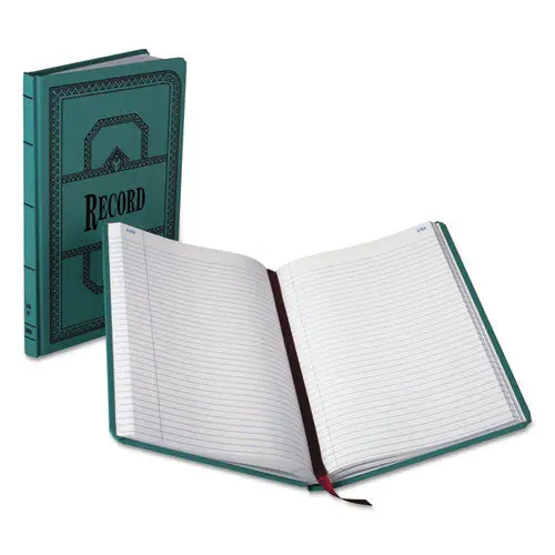 Record-Account Book, Record Rule, Blue, 300 Pages, 12 1-8 X 7 5-8 1