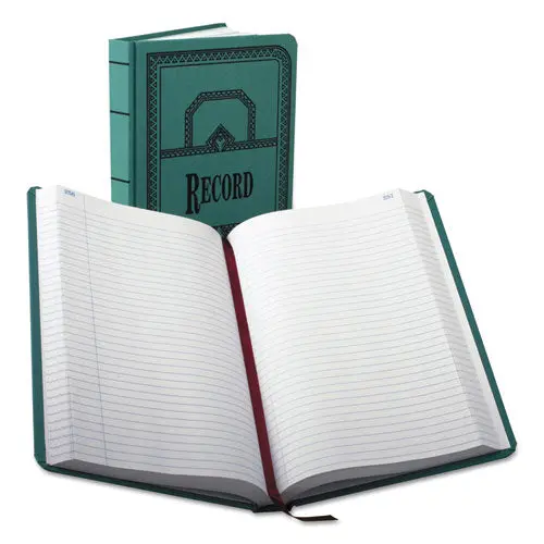 Record-Account Book, Record Rule, Blue Cover, 500 Pages, 12 1-8 X 7 5-8 1