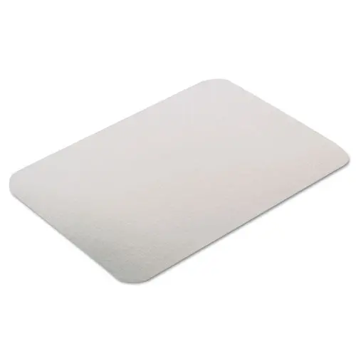 Rectangular Flat Bread Pan Covers, 8.4 X 5.9, White-Aluminum, 400-Carton 1