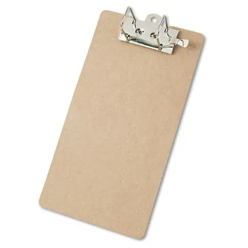 Recycled Hardboard Archboard Clipboard, 2" Clip Cap, 8 1-2 X 14 Sheets, Brown 1