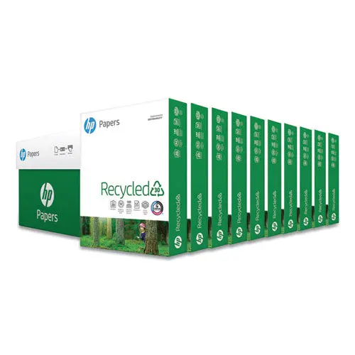 Recycled30 Paper, 92 Bright, 20Lb, 8.5 X 11, White, 500 Sheets-Ream, 10 Reams-Carton 1