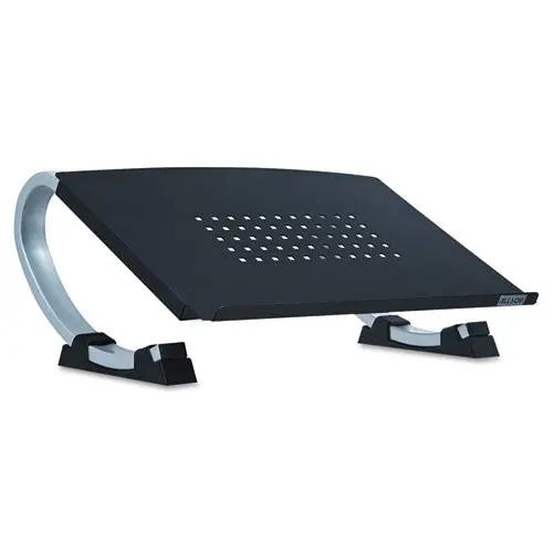 Redmond Adjustable Curve Notebook Stand, 15" X 11.5" X 6", Black-Silver, Supports 40 Lbs 1