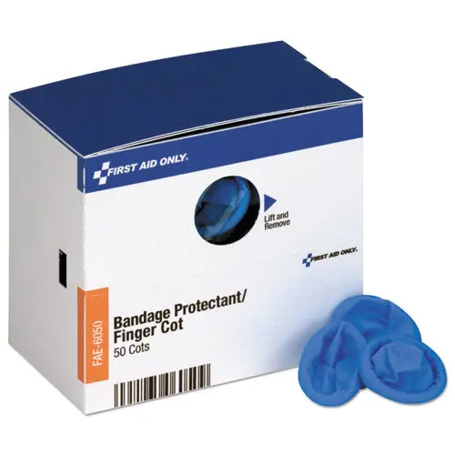 Refill F-Smartcompliance Gen Business Cabinet, Finger Cots, Blue, Nitrile, 50-Bx 1