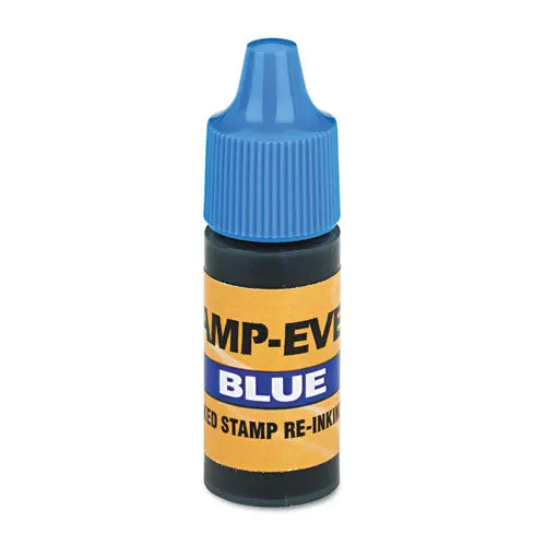 Refill Ink For Clik! And Universal Stamps, 7 Ml-Bottle, Blue 1