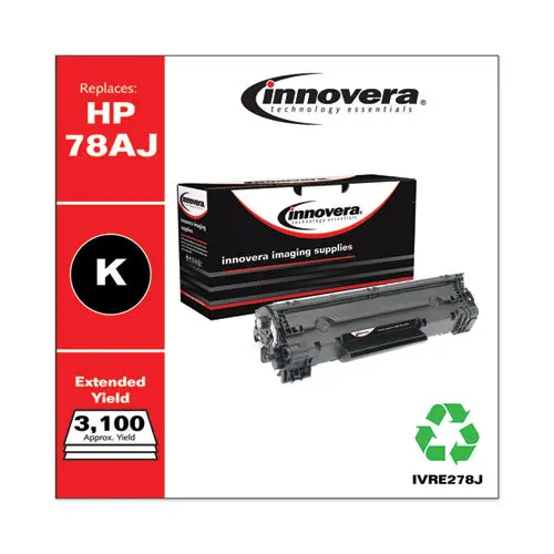 Remanufactured Black Extended-Yield Toner, Replacement For Hp 78A (Ce278aj), 3,100 Page-Yield 1