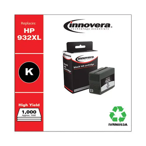 Remanufactured Black High-Yield Ink, Replacement For Hp 932Xl (Cn053a), 1,000 Page-Yield 1