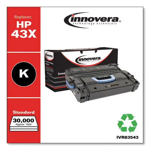 Remanufactured Black High-Yield Toner, Replacement For Hp 43X (C8543x), 30,000 Page-Yield 1