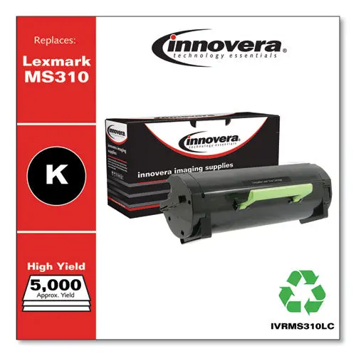 Remanufactured Black High-Yield Toner, Replacement For Lexmark Ms310, 5,000 Page-Yield 1