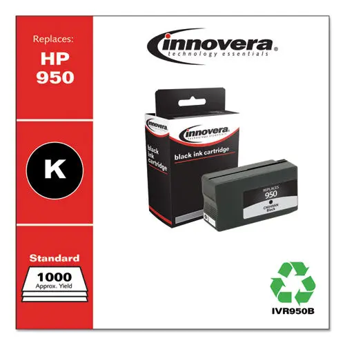 Remanufactured Black Ink, Replacement For Hp 950 (Cn049an), 1,000 Page-Yield 1
