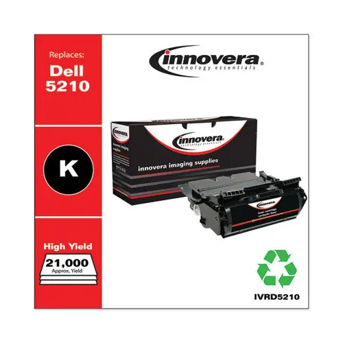 Remanufactured Black Toner, Replacement For Dell 5210 (341-2915), 20,000 Page-Yield 1
