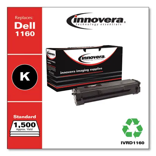 Remanufactured Black Toner, Replacement For Dell B1160 (331-7335), 1,500 Page-Yield 1