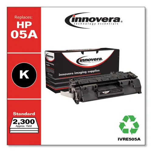 Remanufactured Black Toner, Replacement For Hp 05A (Ce505a), 2,300 Page-Yield 1