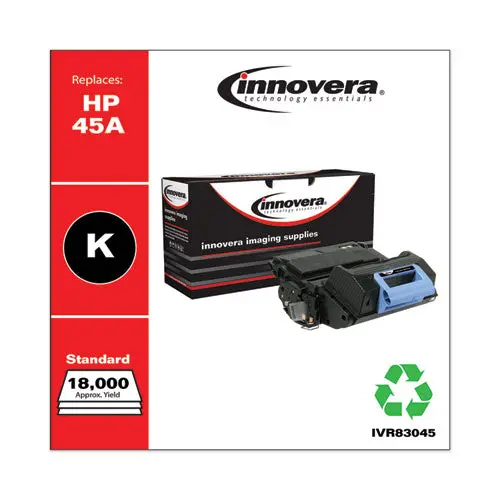 Remanufactured Black Toner, Replacement For Hp 45A (Q5945a), 18,000 Page-Yield 1