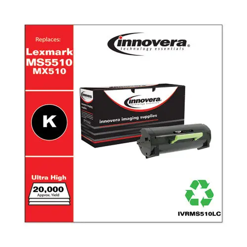 Remanufactured Black Ultra High-Yield Toner, Replacement For Lexmark Ms510-Mx510, 20,000 Page-Yield 1