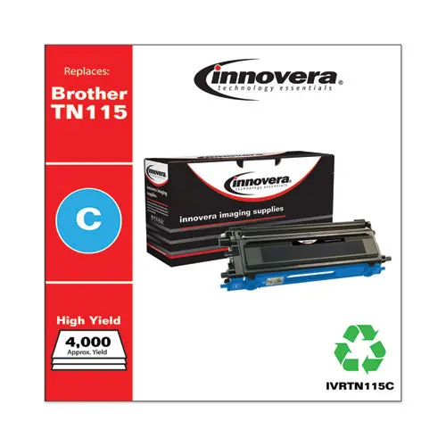 Remanufactured Cyan High-Yield Toner, Replacement For Brother Tn115c, 4,000 Page-Yield 1