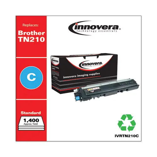 Remanufactured Cyan Toner, Replacement For Brother Tn210c, 1,400 Page-Yield 1