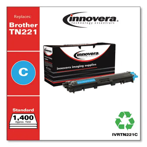 Remanufactured Cyan Toner, Replacement For Brother Tn221c, 1,400 Page-Yield 1