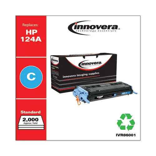 Remanufactured Cyan Toner, Replacement For Hp 124A (Q6001a), 2,000 Page-Yield 1