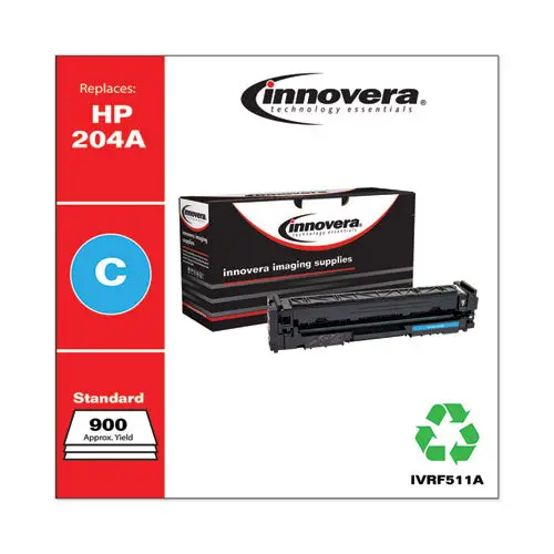 Remanufactured Cyan Toner, Replacement For Hp 204A (Cf511a), 900 Page-Yield 1