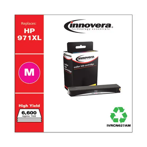 Remanufactured Magenta High-Yield Ink, Replacement For Hp 971Xl (Cn627am), 6,600 Page-Yield 1