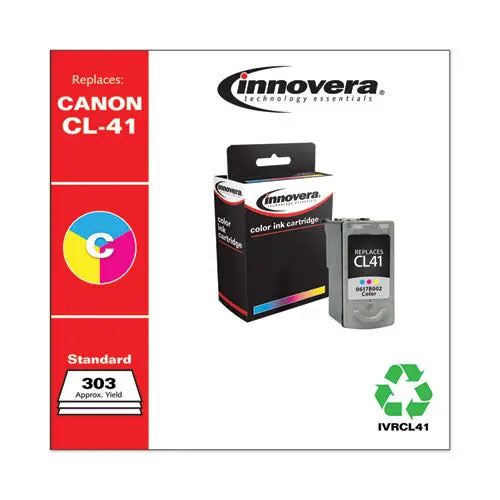 Remanufactured Tri-Color Ink, Replacement For Canon Cl-41 (0617B002), 303 Page-Yield 1