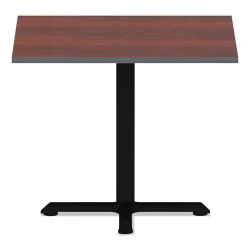 Reversible Laminate Table Top, Square, 35 3-8W X 35 3-8D, Medium Cherry-Mahogany 1