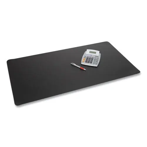 Rhinolin Ii Desk Pad With Antimicrobial Product Protection, 36 X 20, Black 1