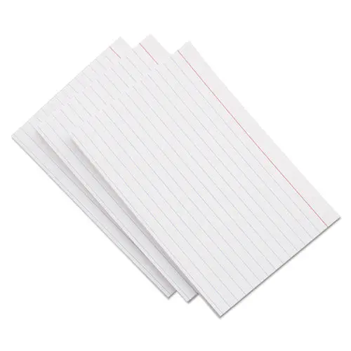 Ruled Index Cards, 4 X 6, White, 100-Pack 1