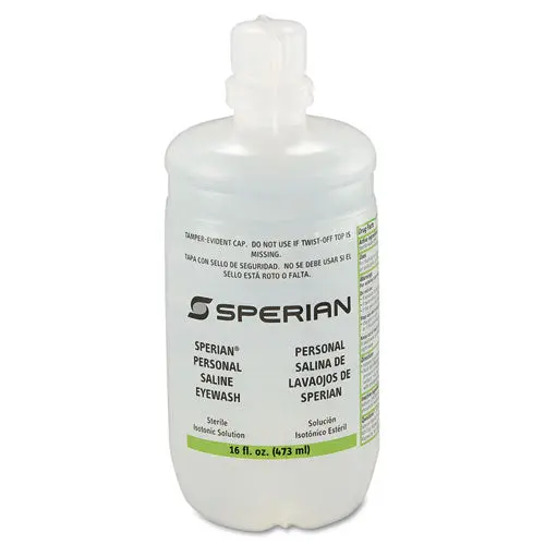 Saline Personal Eyewash Bottles, 16Oz 1