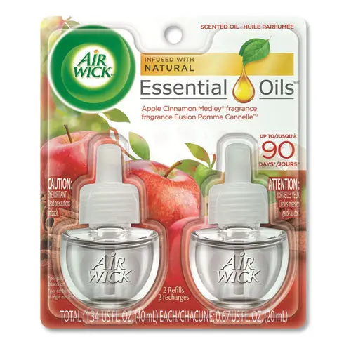 Scented Oil Refill, 0.67 Oz, Apple Cinnamon Medley, 2-Pack, 6 Packs-Carton 1