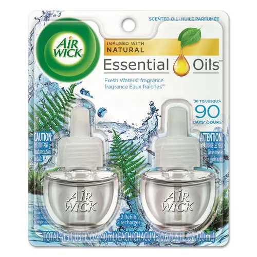 Scented Oil Refill, Fresh Waters, 0.67 Oz, 2-Pack 1