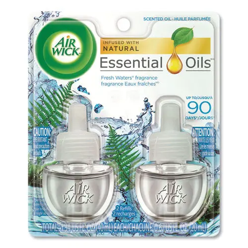 Scented Oil Refill, Fresh Waters, 0.67 Oz, 2-Pack, 6 Pack-Carton 1