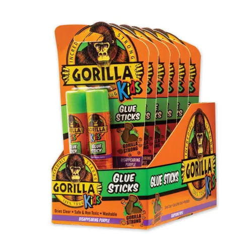 School Glue Sticks, 0.21 Oz-Stick, Dries Clear, 12 Sticks-Box 1