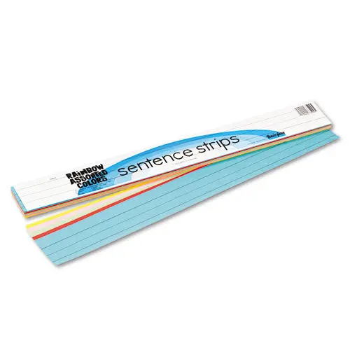 Sentence Strips, 24 X 3, Assorted Colors, 100-Pack 1