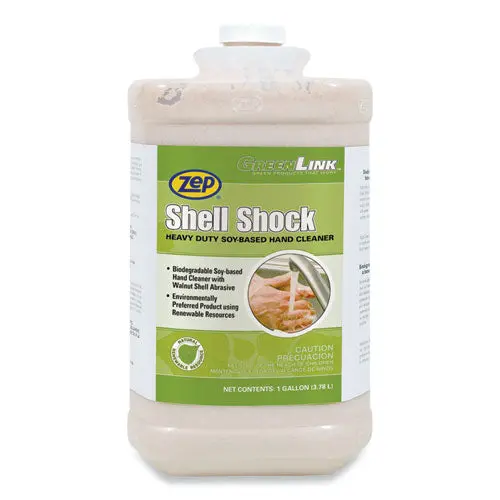 Shell Shock Heavy Duty Soy-Based Hand Cleaner, Cinnamon, 1 Gal Bottle, 4-Carton 1