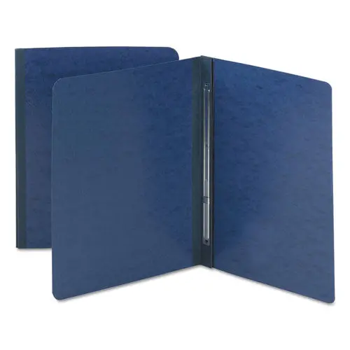 Side Opening Pressboard Report Cover, Prong Fastener, Letter, Dark Blue 1