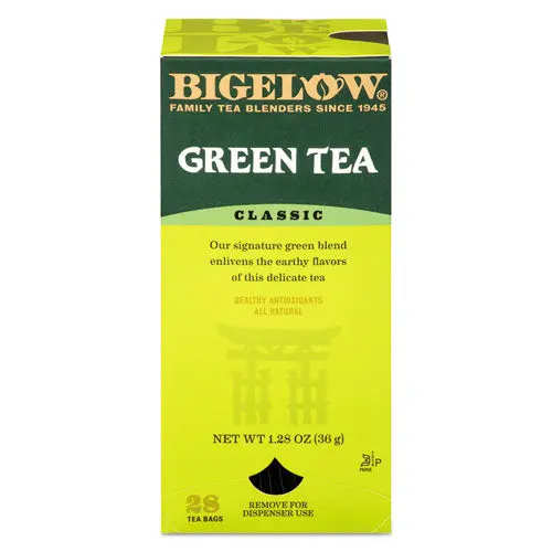 Single Flavor Tea, Green, 28 Bags-Box 1