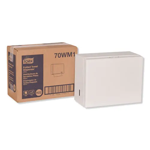 Singlefold Hand Towel Dispenser, 11.75 X 5.75 X 9.25, White 1