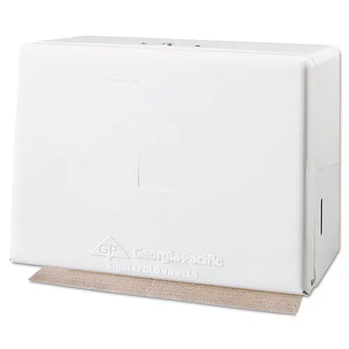 Singlefold Towel Dispenser, Steel, 11.63 X 6.63 X 8.13, White 1