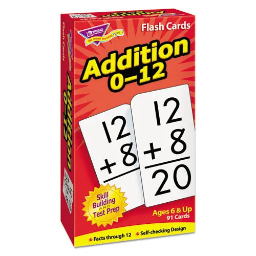 Skill Drill Flash Cards, 3 X 6, Addition 1