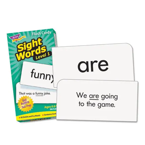 Skill Drill Flash Cards, 3 X 6, Sight Words Set 1 1