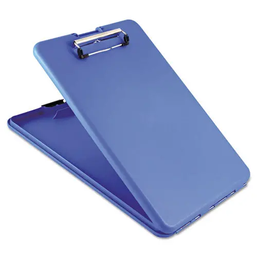 Slimmate Storage Clipboard, 1-2" Clip Capacity, Holds 8 1-2 X 11 Sheets, Blue 1