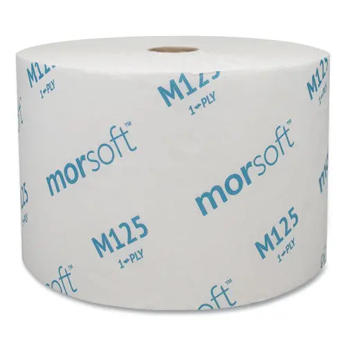 Small Core Bath Tissue, Septic Safe, 1-Ply, White, 2500 Sheets-Roll, 24 Rolls-Carton 1