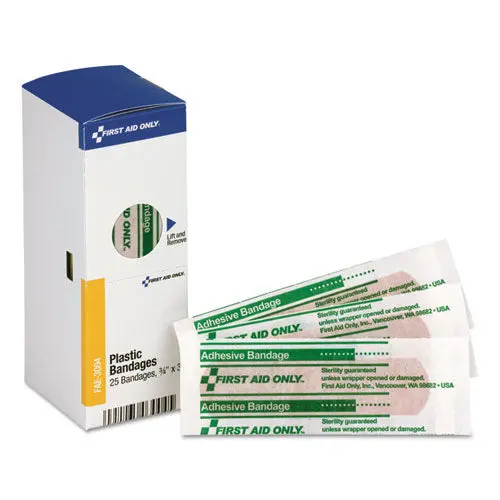 Smartcompliance Plastic Bandages, 3-4" X 3", 25-Box 1