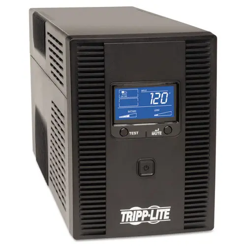Smartpro Lcd Line-Interactive Ups Avr Tower, Lcd, Usb, 10 Outlets, 1500 Va, 650J 1