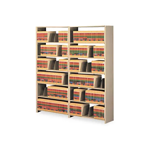 Snap-Together Steel Seven-Shelf Closed Starter Set, 36W X 12D X 88H, Sand 1