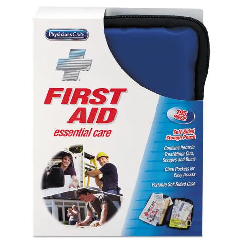 Soft-Sided First Aid Kit For Up To 25 People, 195 Pieces-Kit 1
