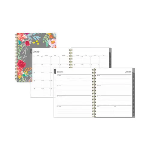 Sophie Frosted Weekly-Monthly Planner, Sophie Floral Artwork, 11 X 8.5, Multicolor Cover, 12-Month (Jan To Dec): 2023 1