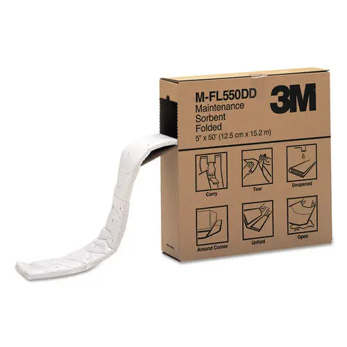 Sorbent, High-Capacity, Folded Maintenance, 10.5Gal Capacity, 1 Roll-Box 1
