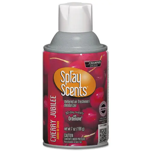 Sprayscents Metered Air Freshener Refill, Cherry Jubilee, 7 Oz Aerosol, 12-Carton 1